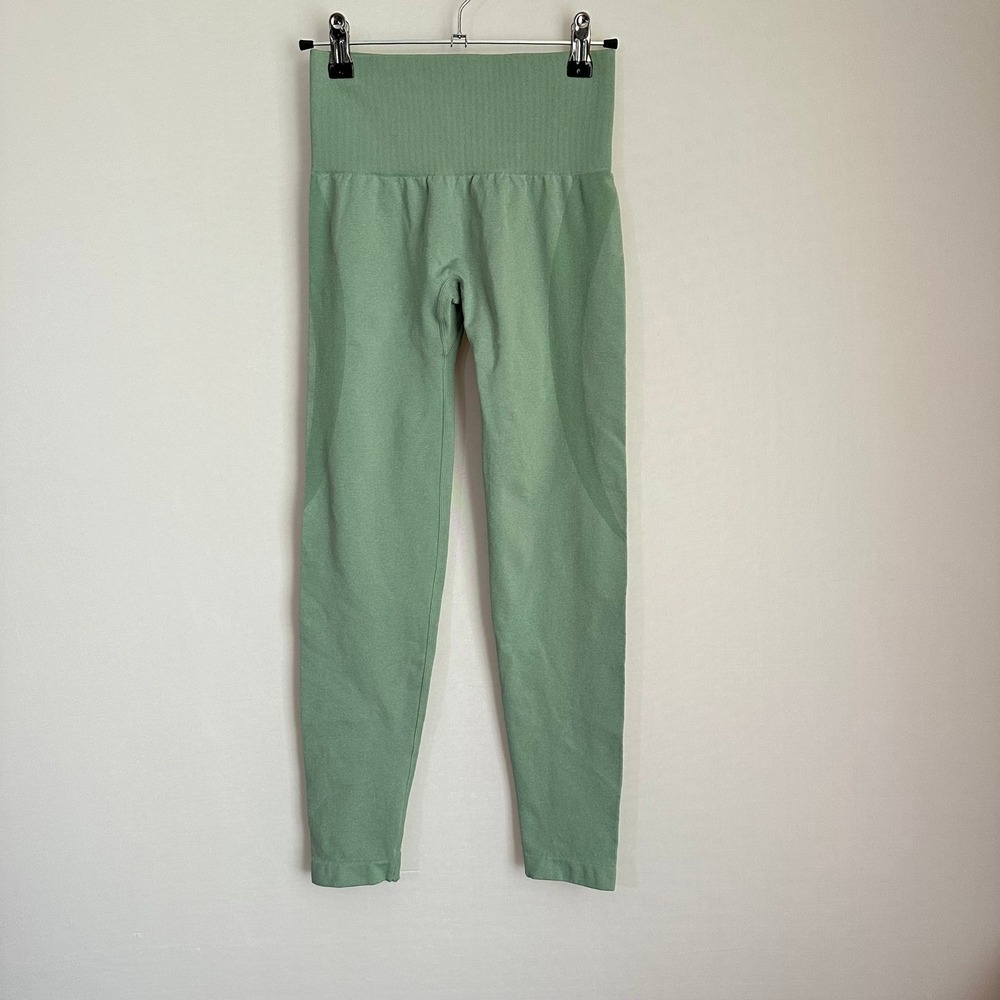 NEW NWT NVGTN Seamless Leggings High‎ Waist Tummy Control Athletic Gym GreenXS